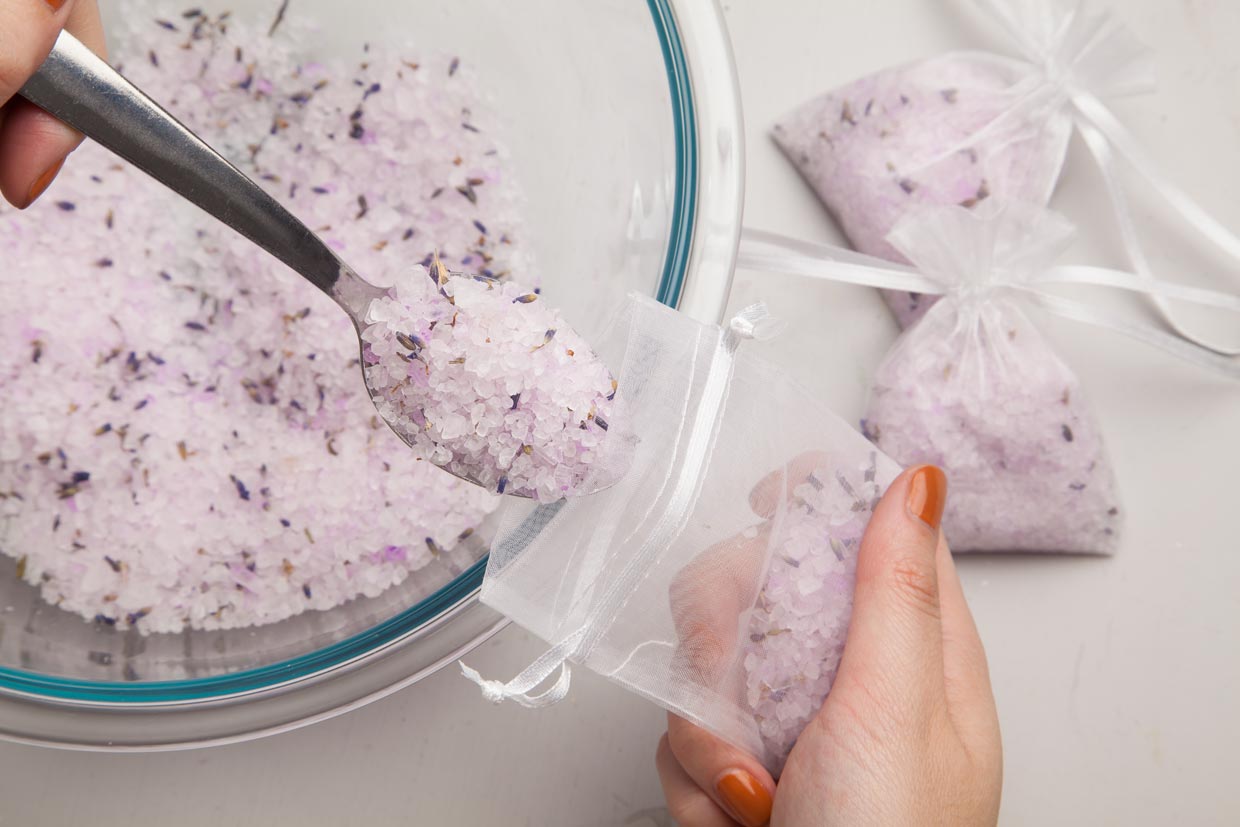 Lavender Bath Tea Bags Maker Crate