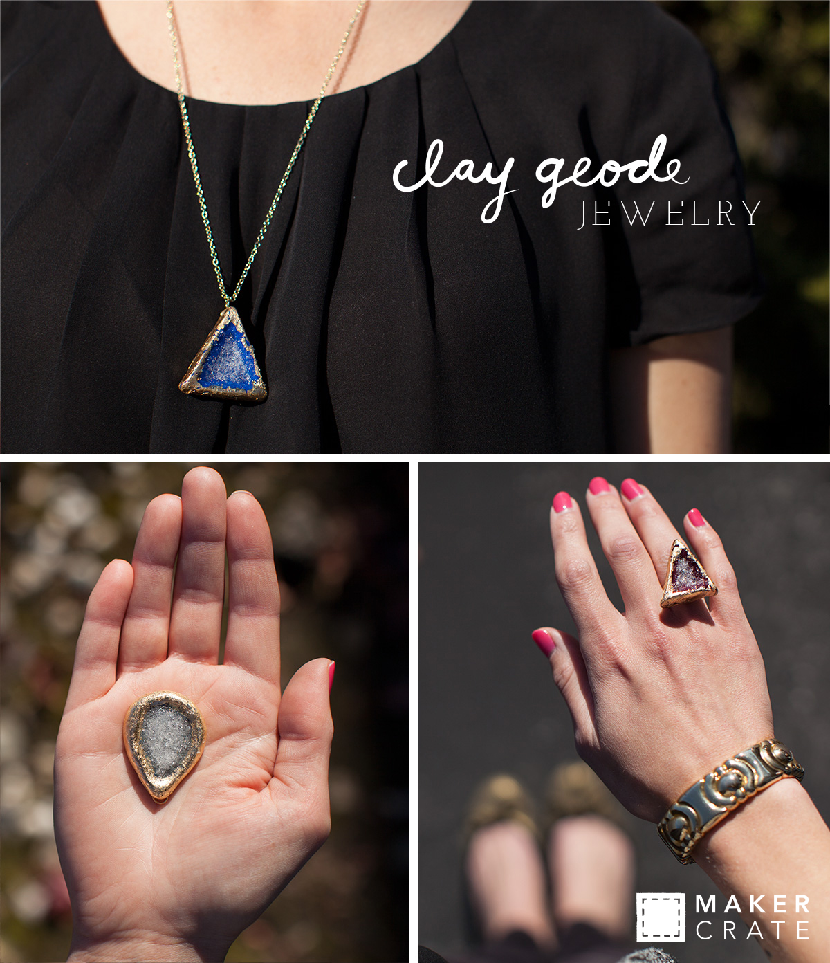 Clay Geode Jewelry Maker Crate