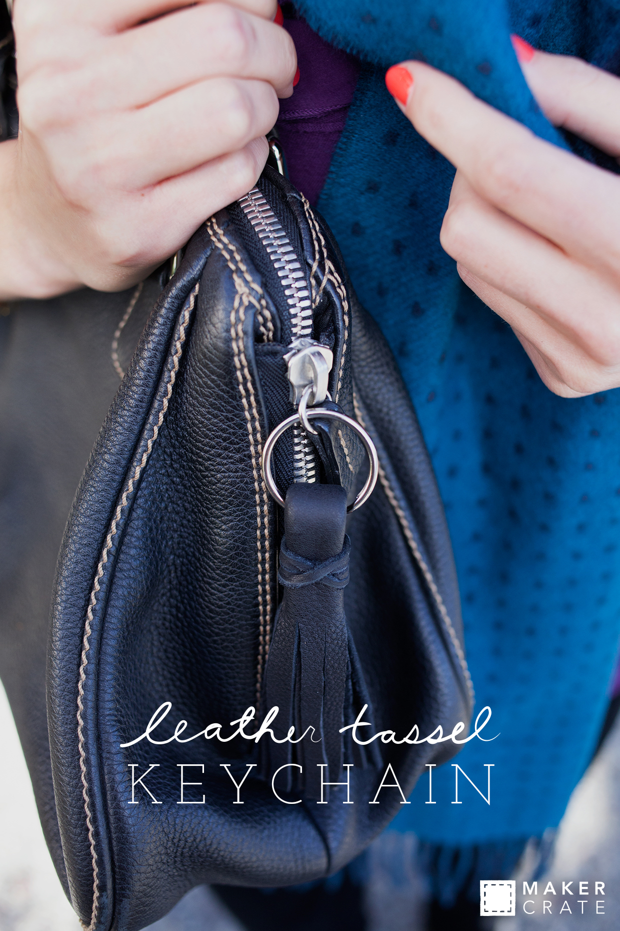 Leather Tassel Keychain Maker Crate