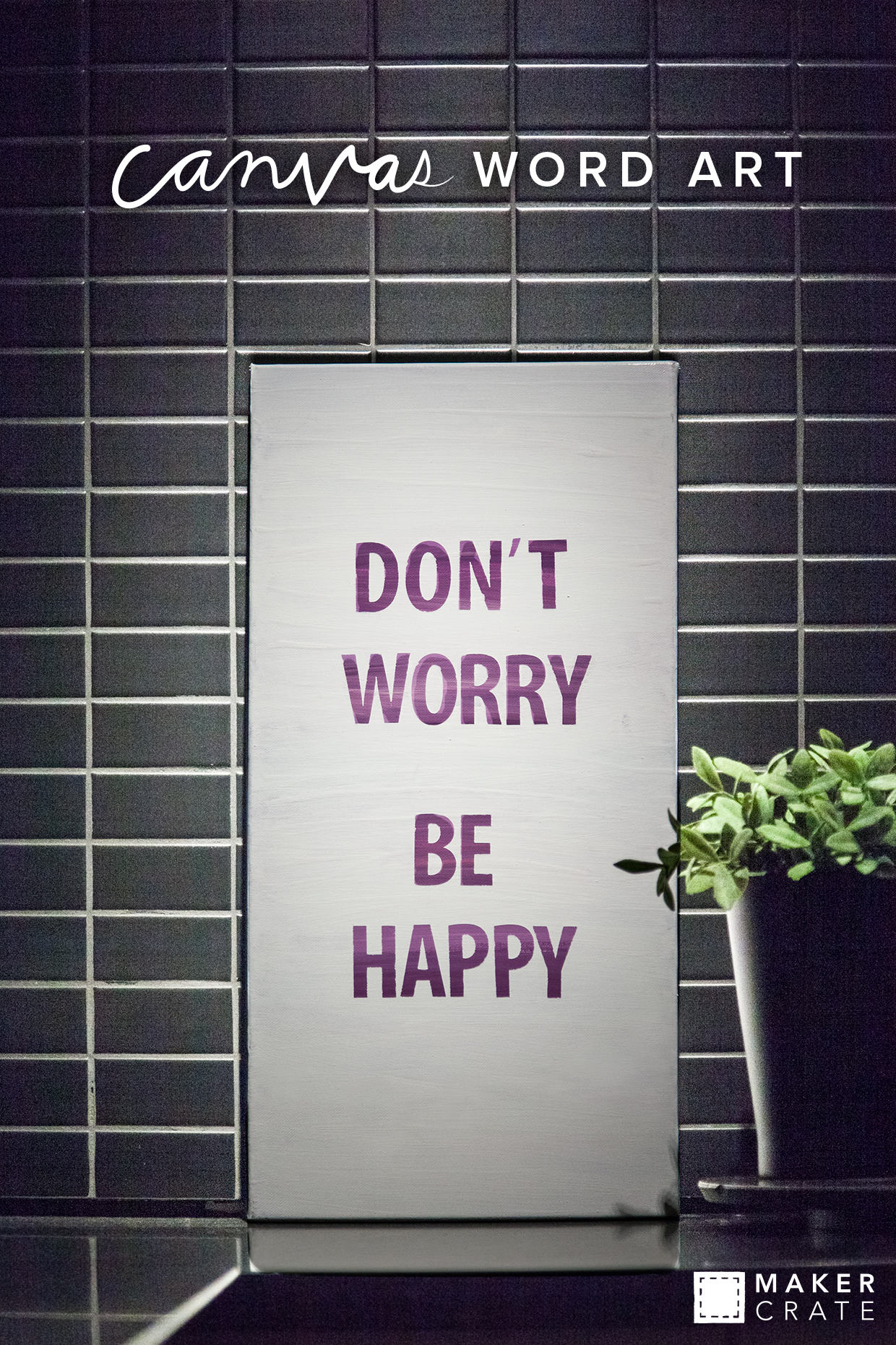 Canvas Word Art Maker Crate