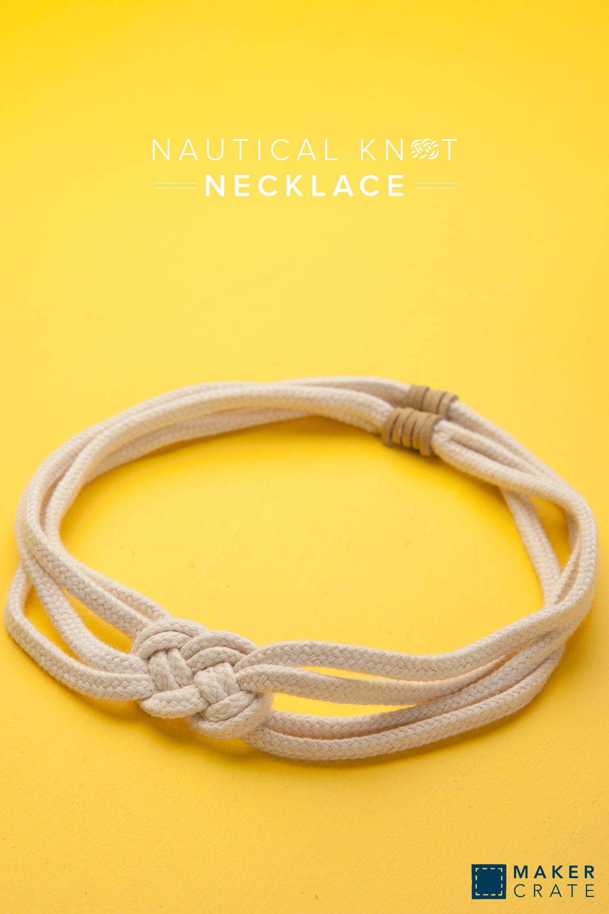 Nautical Knot Necklace Maker Crate