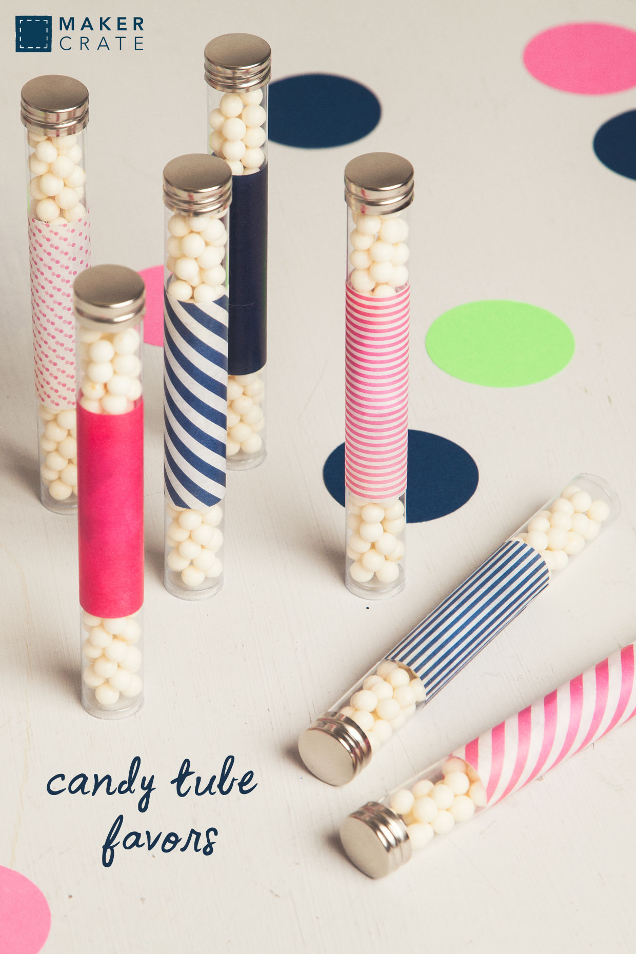 Candy Tube Favors Maker Crate