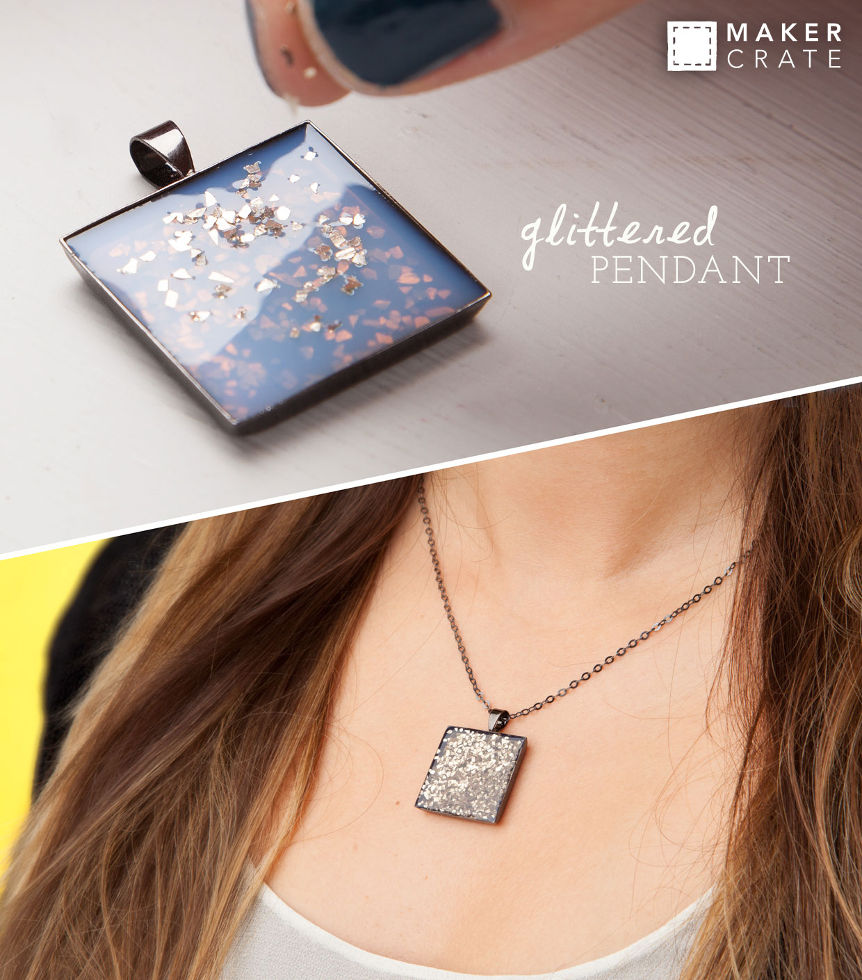 Glittered Pendant Maker Crate