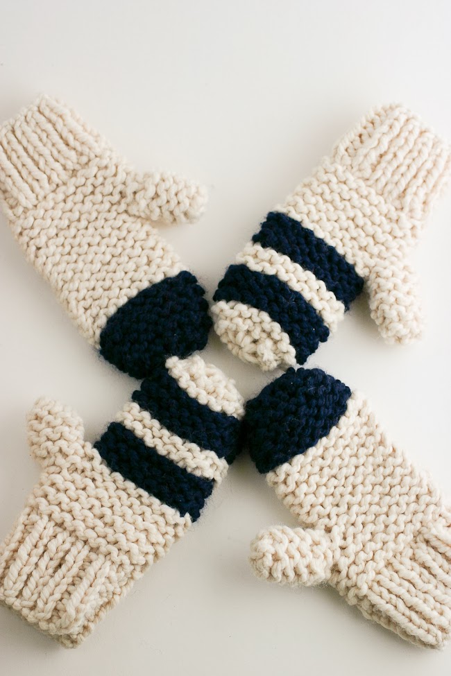 Garter Stitch Chunky Mittens Maker Crate