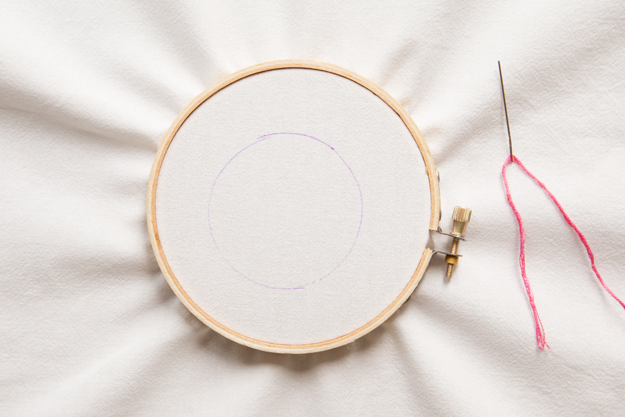 French Knot Embroidered Hand Towels Maker Crate