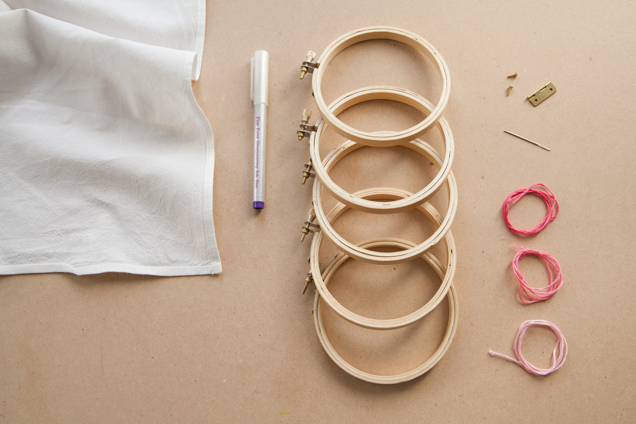 Embroidery Hoop Jewelry Box Maker Crate