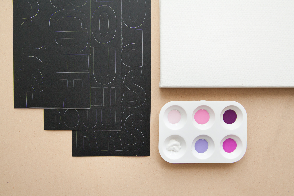 Canvas Word Art | Maker Crate