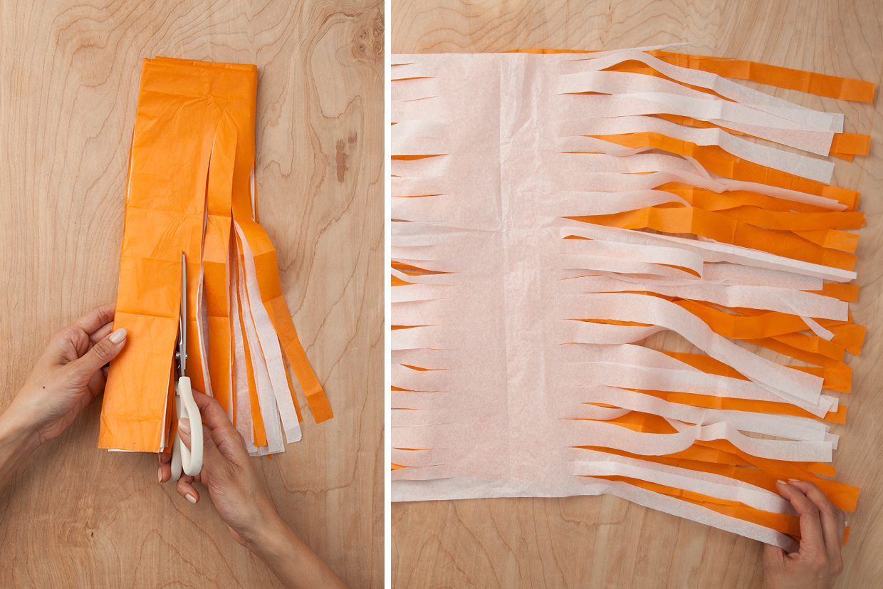 Fringed Tissue Paper Garland Maker Crate