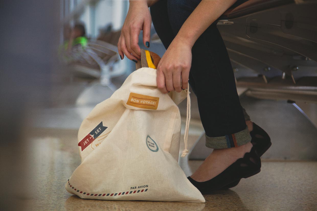 Canvas Shoe Bag Maker Crate